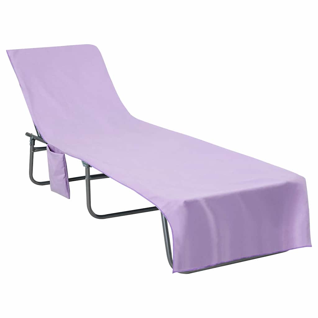 Asciugamani per lettino 2 pcs Viola 210 x 75 cm