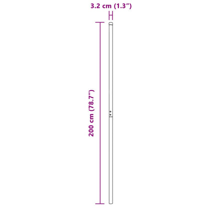 Palo della recinzione 12 pcs Verde Acciaio Verniciato a Polvere