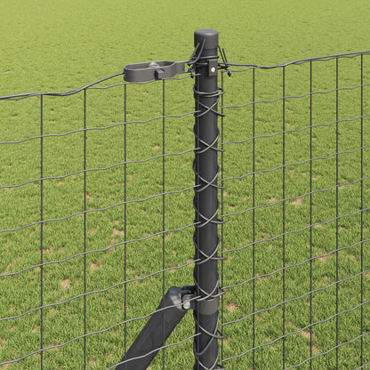 Palo della recinzione 12 pcs Grigio