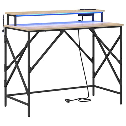 Scrivania Rovere Sonoma 100 x 50 x 86,5 cm Legno multistrato