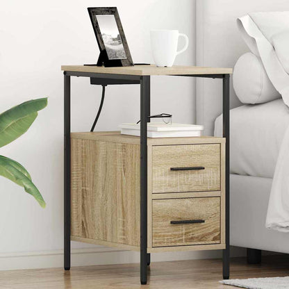 Armadio da Notte 2 pcs Rovere Sonoma 30 x 48 x 61 cm