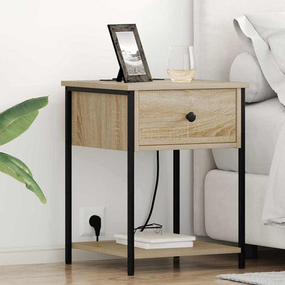 Armadio da Notte con cassetto Rovere Sonoma 42 x 41 x 56 cm