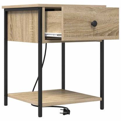 Armadio da Notte con cassetto Rovere Sonoma 42 x 41 x 56 cm