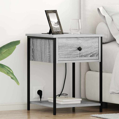 Armadio da Notte 2 pcs Grigio Sonoma 42 x 41 x 56 cm
