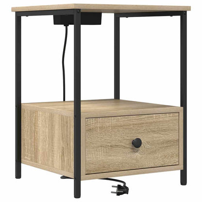 Armadio da Notte con cassetto Rovere Sonoma 42 x 41 x 56 cm