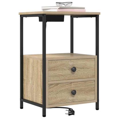 Armadio da Notte con cassetto Rovere Sonoma 40 x 31 x 60 cm