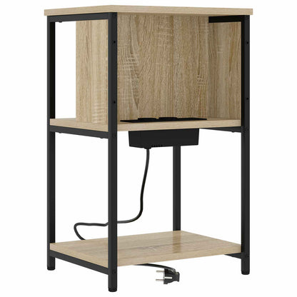 Armadio da Notte 2 pcs Rovere Sonoma 38 x 31 x 61 cm