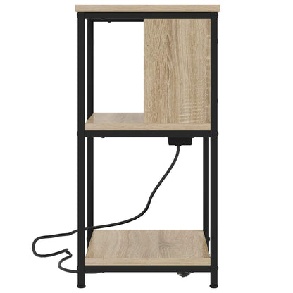 Armadio da Notte 2 pcs Rovere Sonoma 38 x 31 x 61 cm