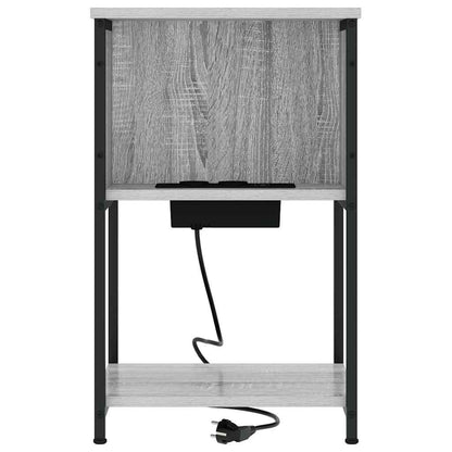 Armadio da Notte Grigio Sonoma 38 x 31 x 61 cm