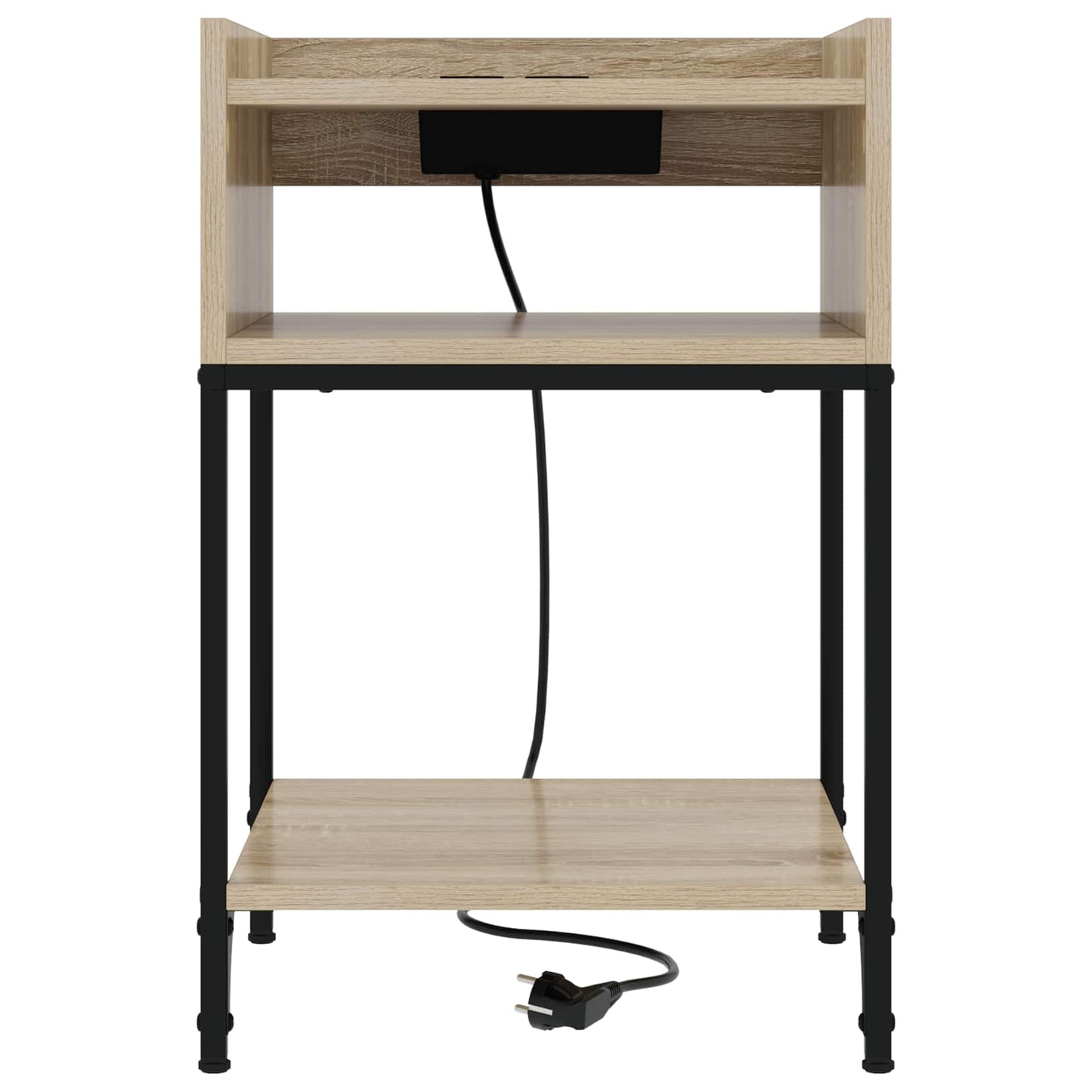 Armadio da Notte con lo scaffale Rovere Sonoma 40 x 40 x 61 cm