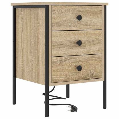 Armadio da Notte 2 pcs Rovere Sonoma 42 x 41 x 61 cm