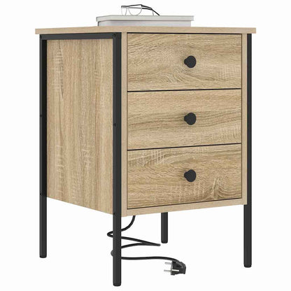 Armadio da Notte 2 pcs Rovere Sonoma 42 x 41 x 61 cm