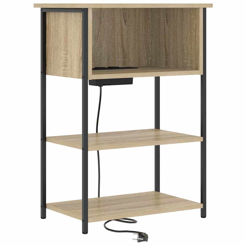 Armadio da Notte Rovere Sonoma 55 x 31 x 76 cm