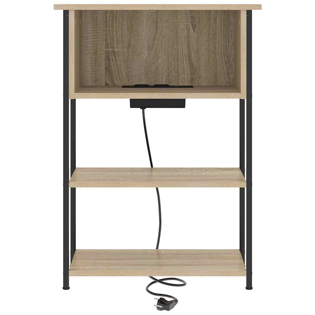 Armadio da Notte Rovere Sonoma 55 x 31 x 76 cm