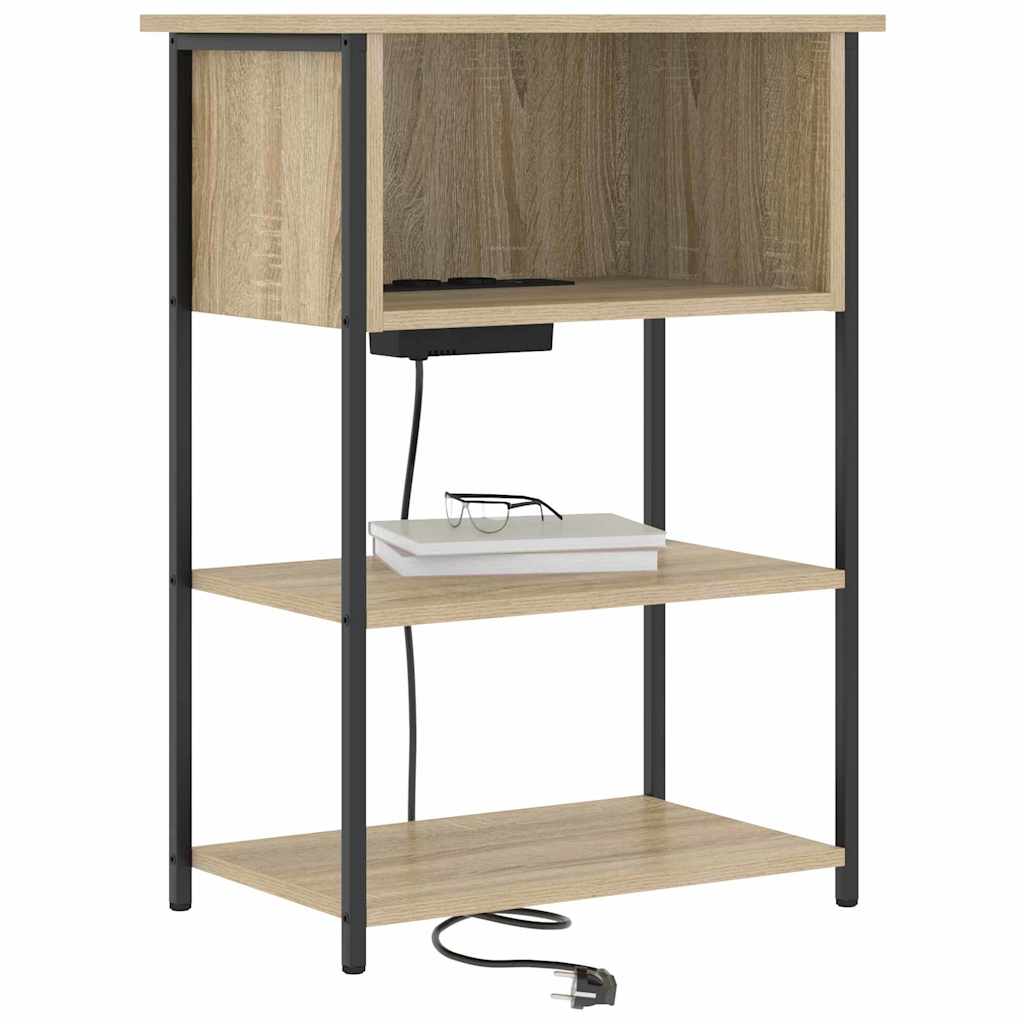 Armadio da Notte Rovere Sonoma 55 x 31 x 76 cm