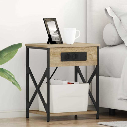 Armadio da Notte 2 pcs Rovere Sonoma 41 x 31 x 51 cm