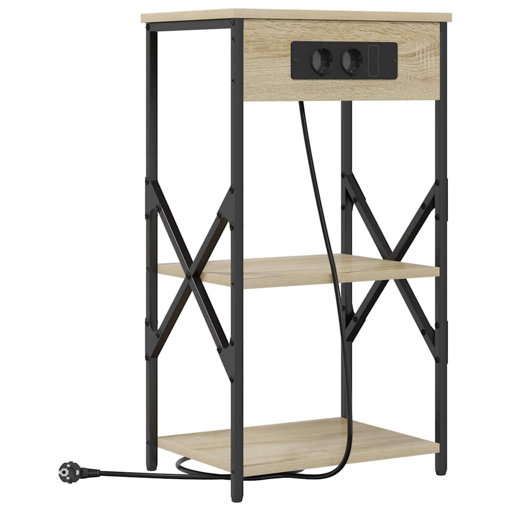 Armadio da Notte 2 pcs Rovere Sonoma 41 x 31 x 76 cm