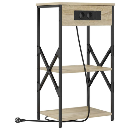 Armadio da Notte 2 pcs Rovere Sonoma 41 x 31 x 76 cm