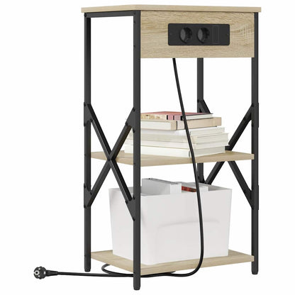 Armadio da Notte 2 pcs Rovere Sonoma 41 x 31 x 76 cm