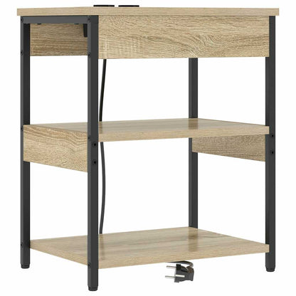 Armadio da Notte 2 pcs Rovere Sonoma 41 x 31 x 51 cm