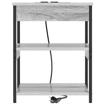 Armadio da Notte Grigio Sonoma 41 x 31 x 51 cm