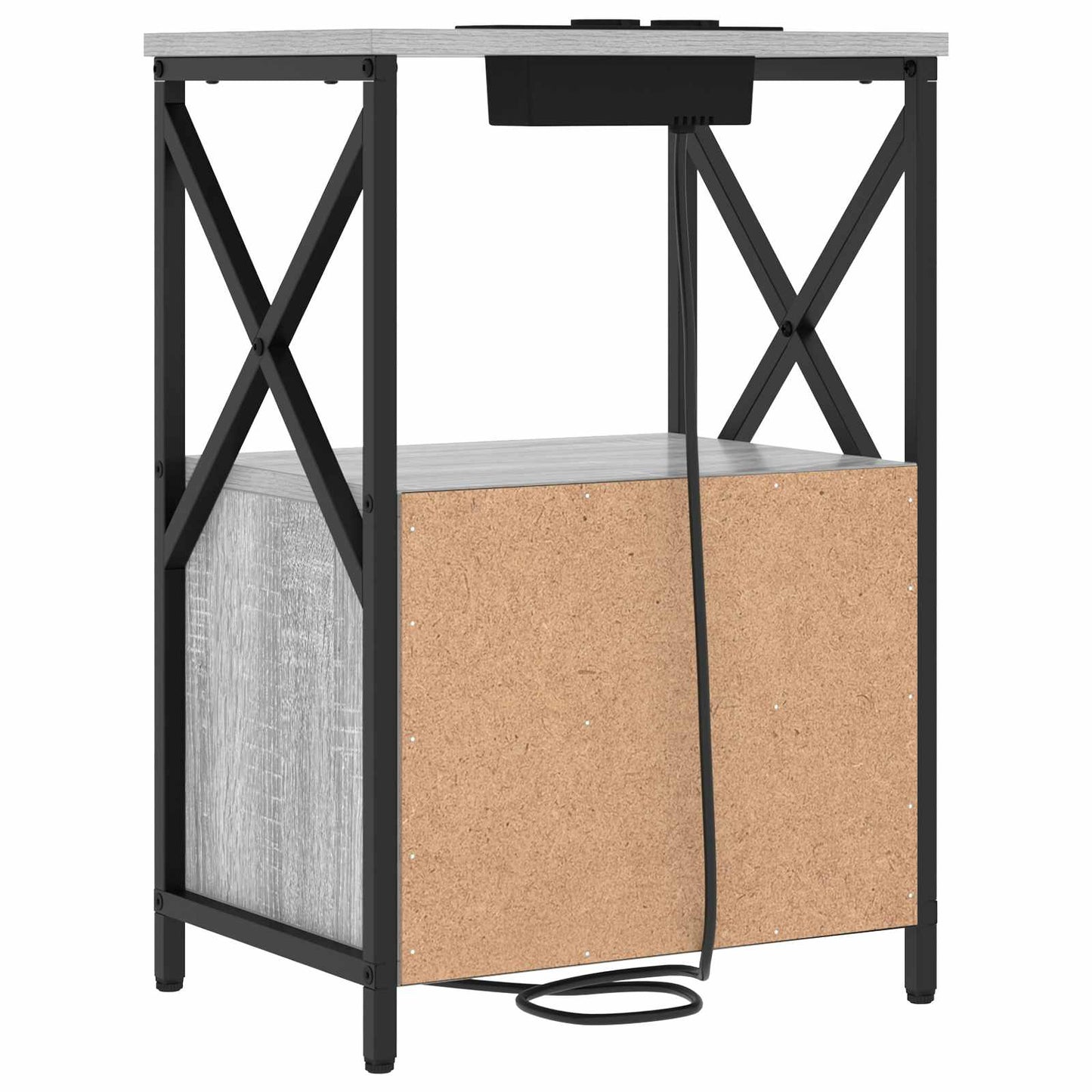 Armadio da Notte 2 pcs Grigio Sonoma 40 x 31 x 60 cm