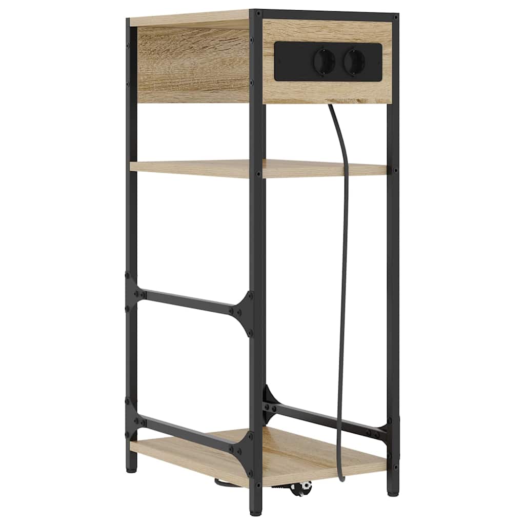 Armadio da Notte Rovere Sonoma 40 x 27 x 76 cm