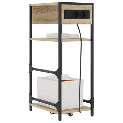 Armadio da Notte Rovere Sonoma 40 x 27 x 76 cm