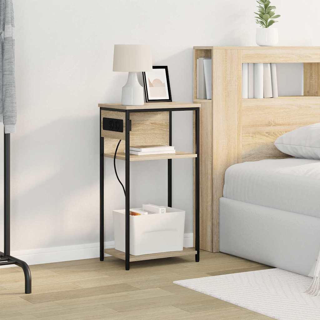Armadio da Notte Rovere Sonoma 41 x 28 x 76 cm