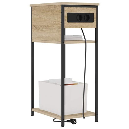 Armadio da Notte Rovere Sonoma 41 x 28 x 76 cm