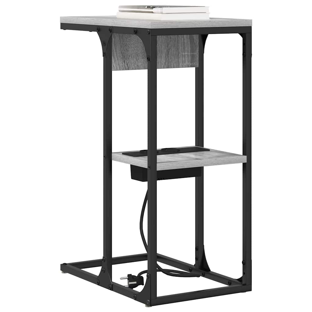 Armadio da Notte Grigio Sonoma 41,5 x 26 x 60,5 cm