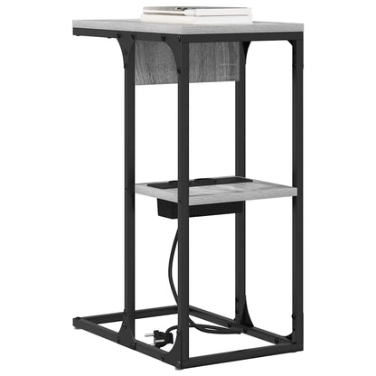 Armadio da Notte Grigio Sonoma 41,5 x 26 x 60,5 cm