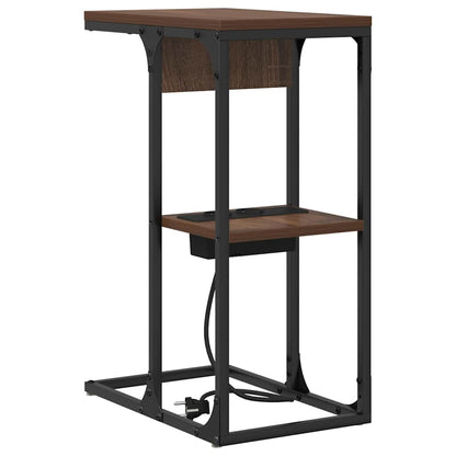 Armadio da Notte Rovere Marrone 41,5 x 26 x 60,5 cm