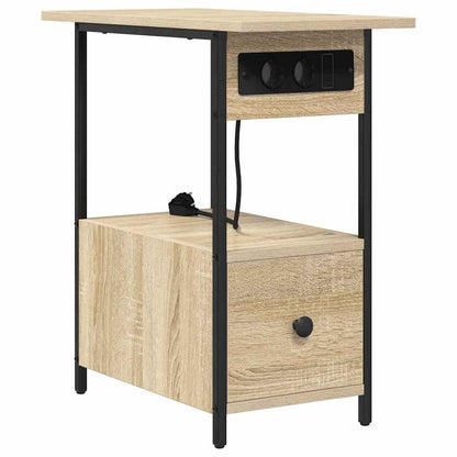 Armadio da Notte con cassetto Rovere Sonoma 60 x 30 x 61 cm