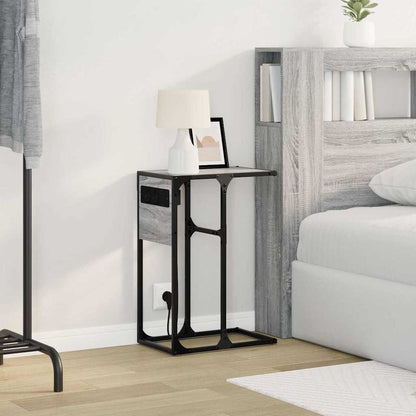 Armadio da Notte Grigio Sonoma 41,5 x 26 x 60,5 cm