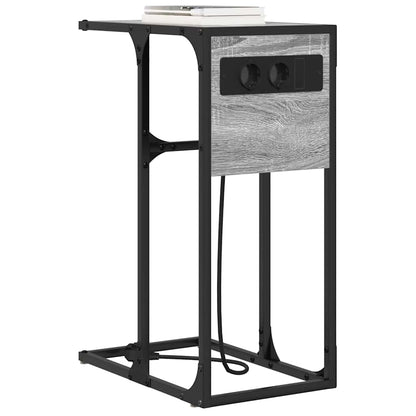 Armadio da Notte Grigio Sonoma 41,5 x 26 x 60,5 cm