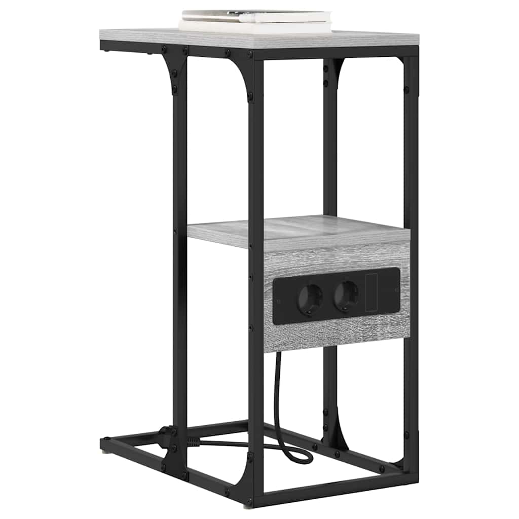 Armadio da Notte con cassetto Grigio sonoma 41.5 x 26 x 60.5 cm