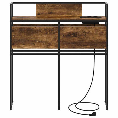 Testata contenitore Rovere fumo 75 cm Legno multistrato
