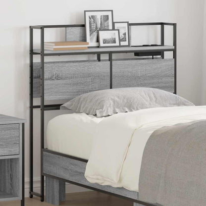 Testata contenitore Grigio sonoma 75 cm Legno multistrato
