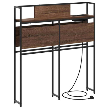 Testata contenitore Rovere marrone 75 cm Legno multistrato