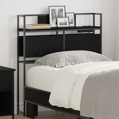 Testata contenitore Rovere Nero 80 cm Legno multistrato