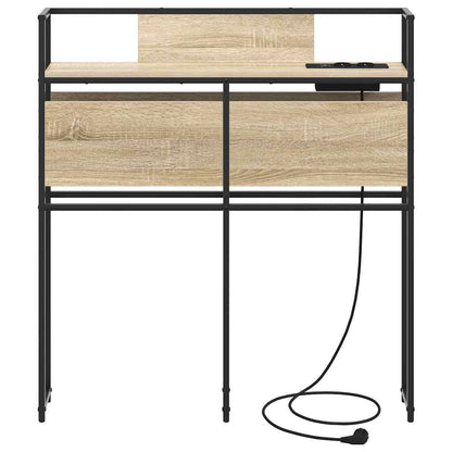 Testata contenitore Rovere Sonoma 80 cm Legno multistrato