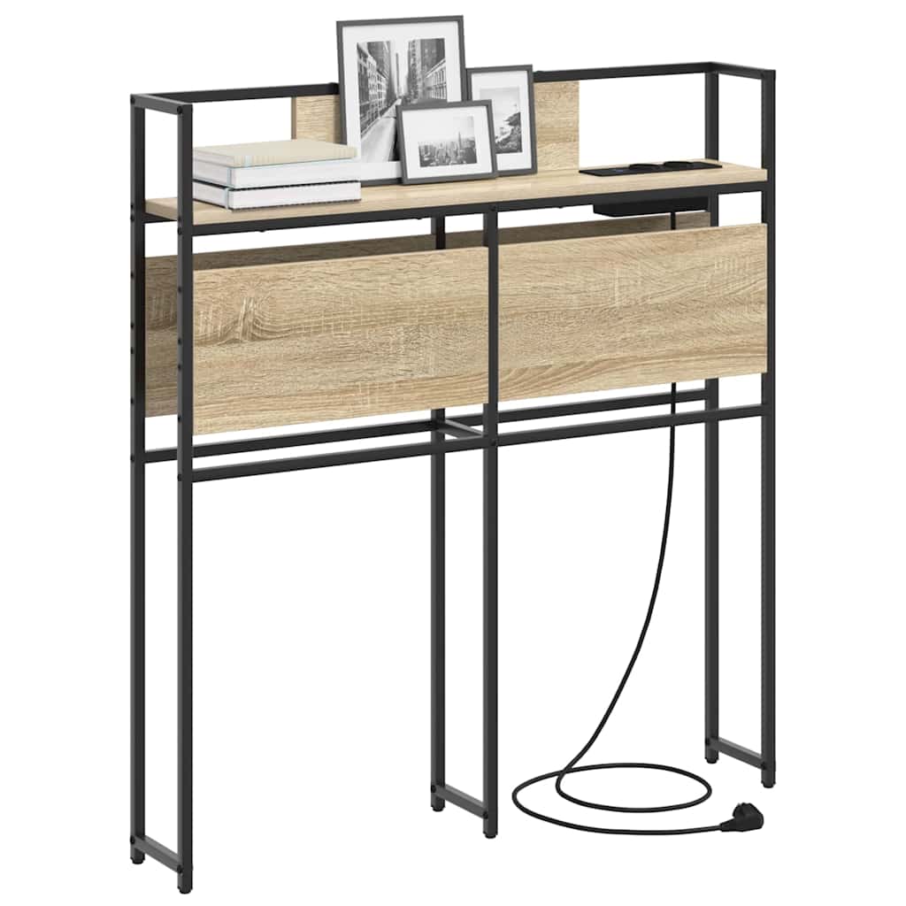 Testata contenitore Rovere Sonoma 80 cm Legno multistrato