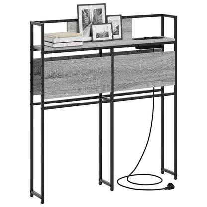 Testata contenitore Grigio Sonoma 80 cm Legno multistrato