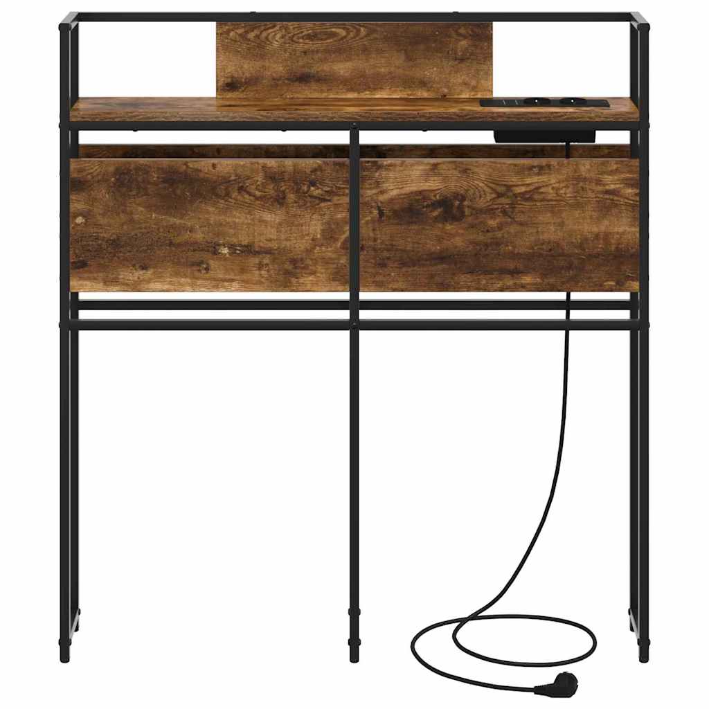 Testata contenitore Rovere fumo 90 cm Legno multistrato