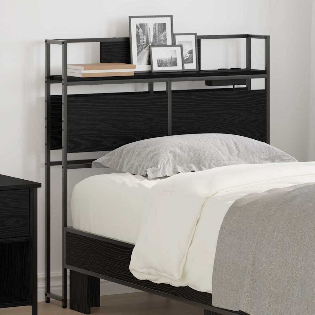 Testata contenitore Rovere Nero 100 cm Legno multistrato