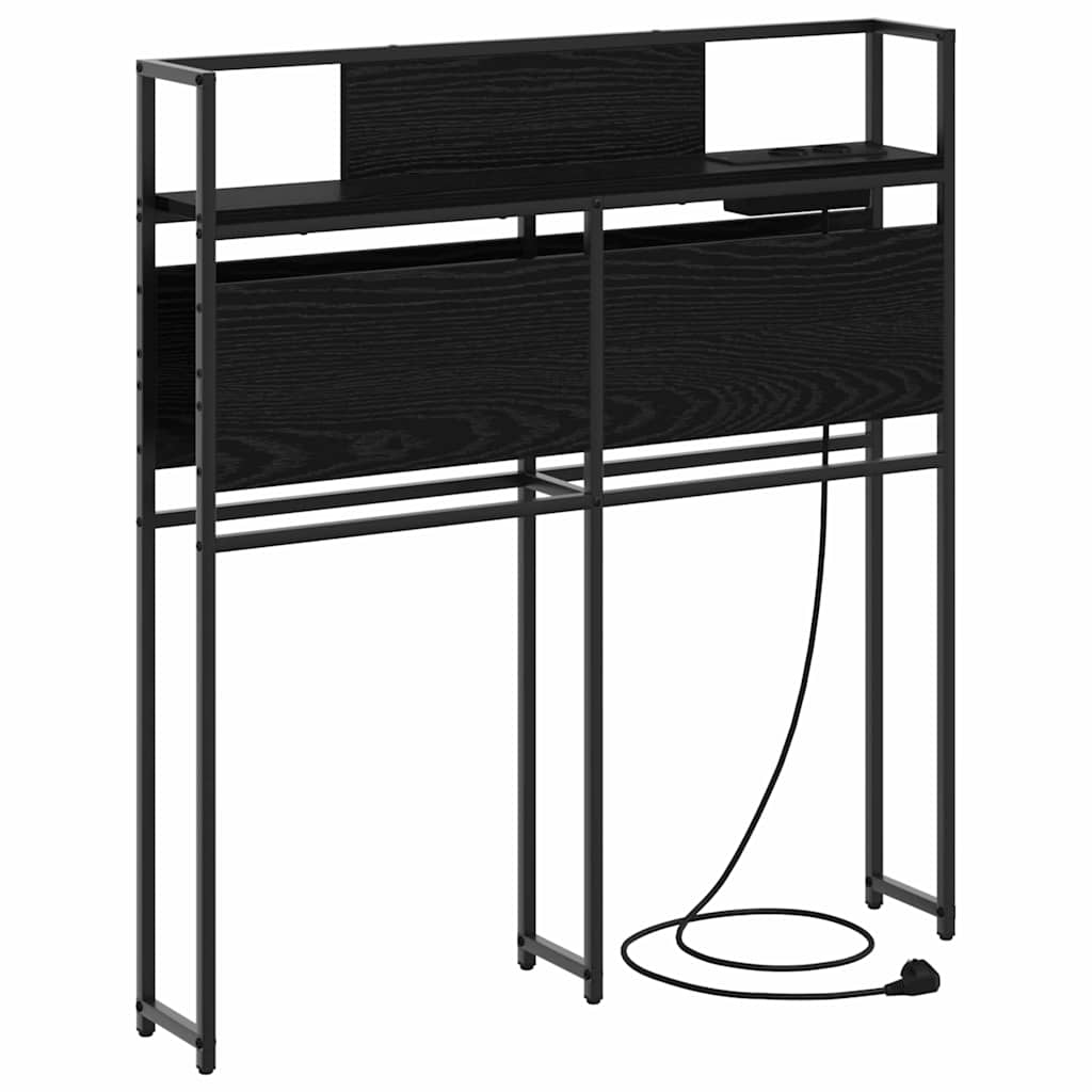 Testata contenitore Rovere Nero 100 cm Legno multistrato