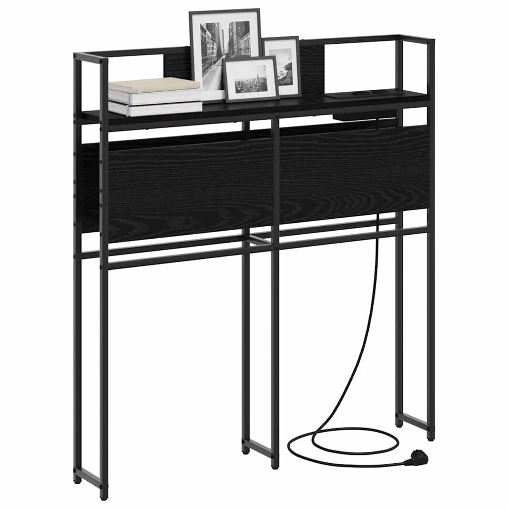 Testata contenitore Rovere Nero 100 cm Legno multistrato
