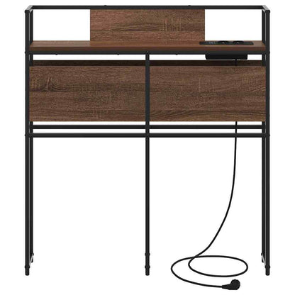 Testata contenitore Rovere marrone 100 cm Legno multistrato