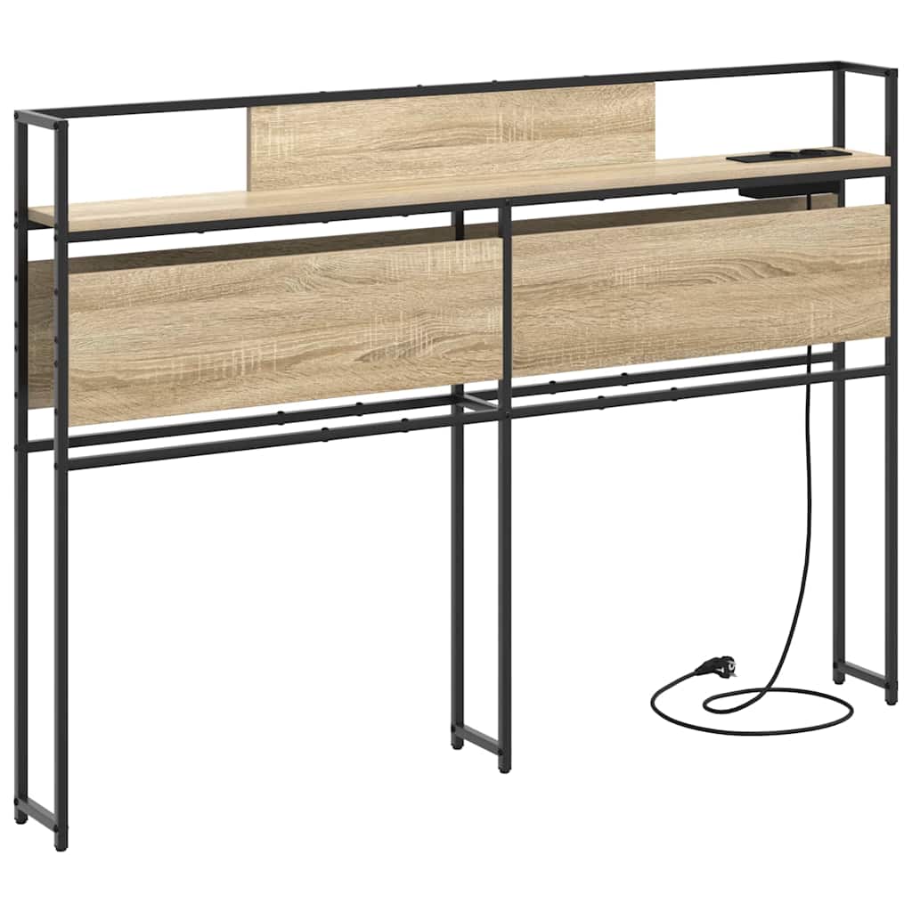 Testata contenitore Rovere Sonoma 120 cm Legno multistrato